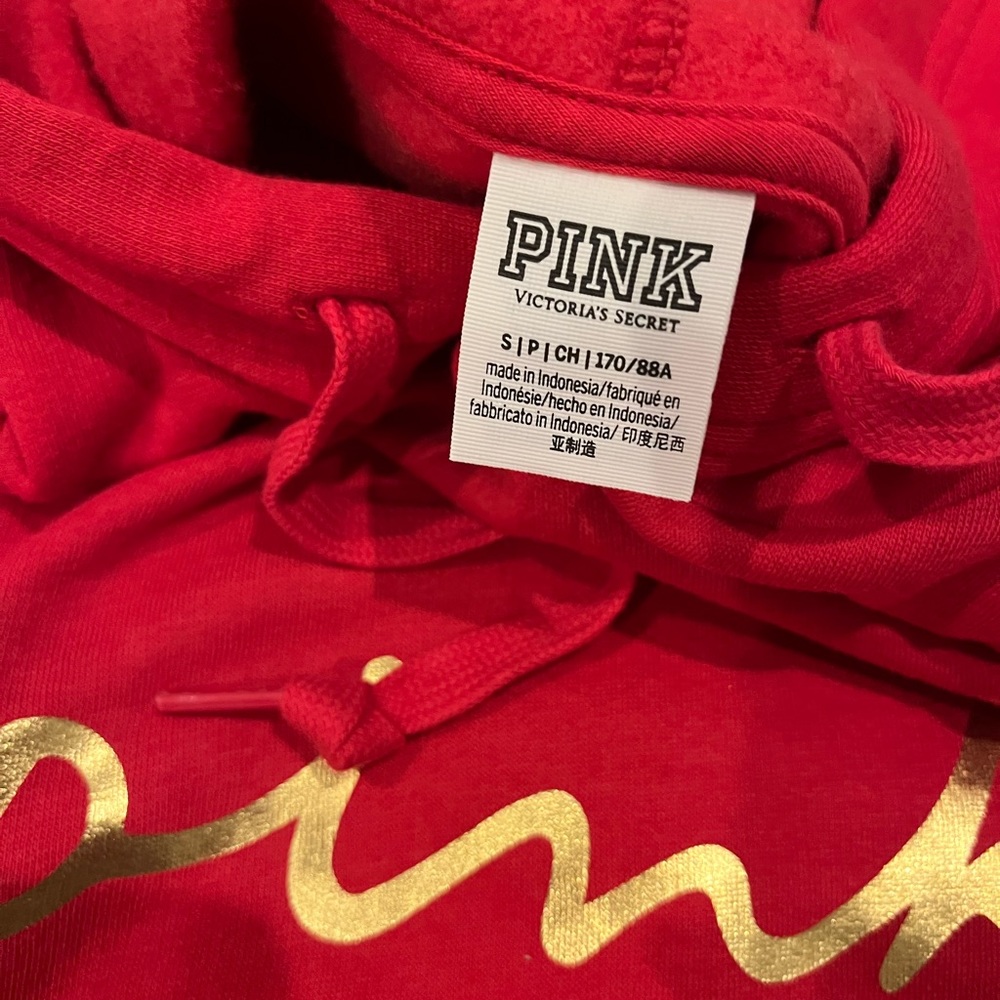 Pink - Red dress (oversized/long) hoodie